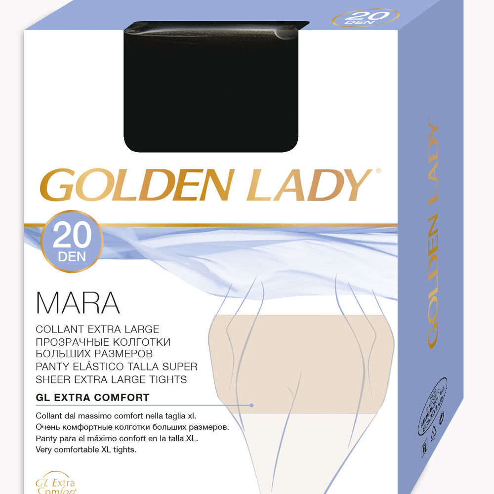 Golden Lady Mara 20 Denari Nero XL, , large