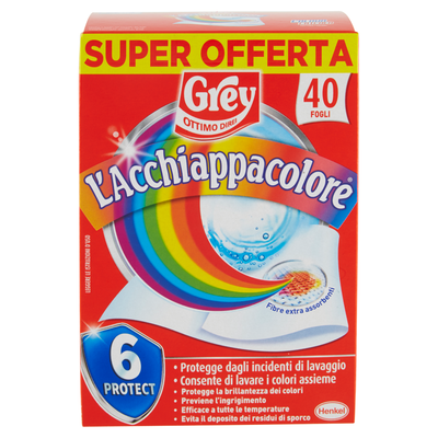 Grey Acchiappacolore 80 Fogli