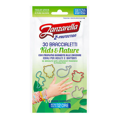 Zanzarella Braccialetti Play nature Anti Zanzare 25 Pezzi