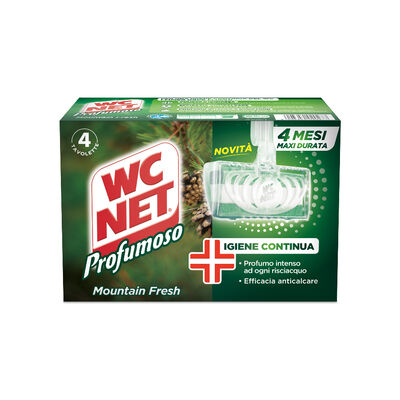 Wc Net Tavoletta Mountain Fresh 4 Pezzi