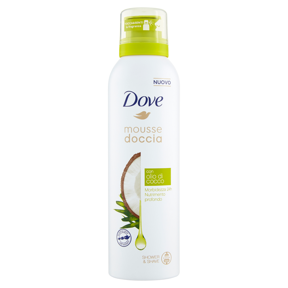 Dove Mousse Doccia con Olio di Cocco 200 ml, , large