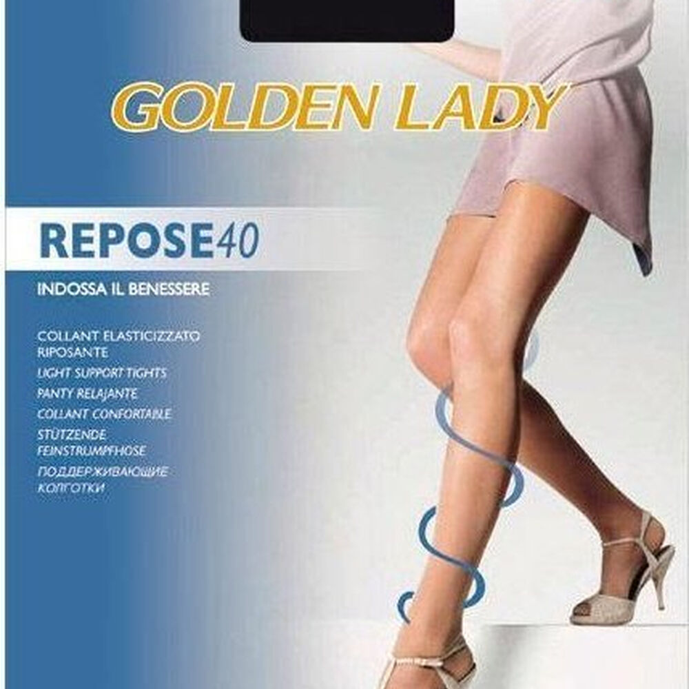 Golden Lady Repose 40 Denari Nero Taglia 4, , large