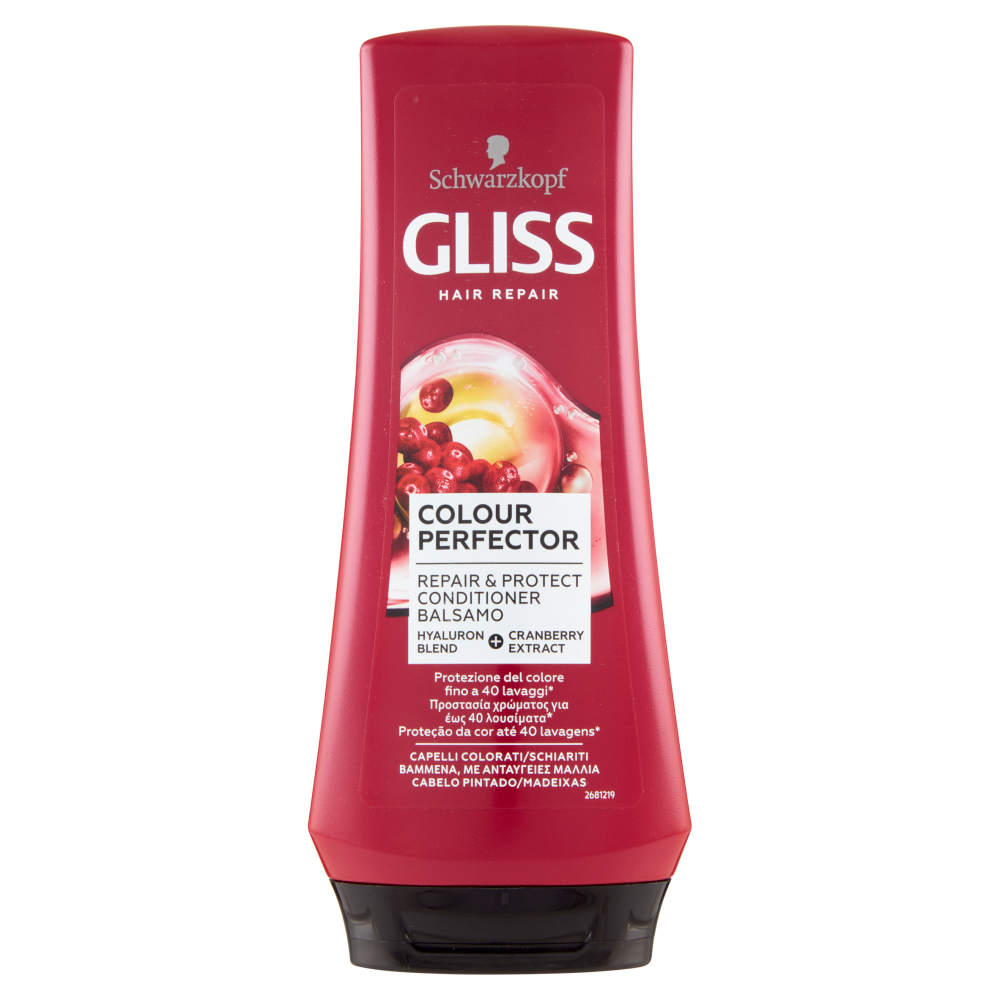 Gliss Hair Repair Colour Perfecor Balsamo Riparatore 200 ml, , large