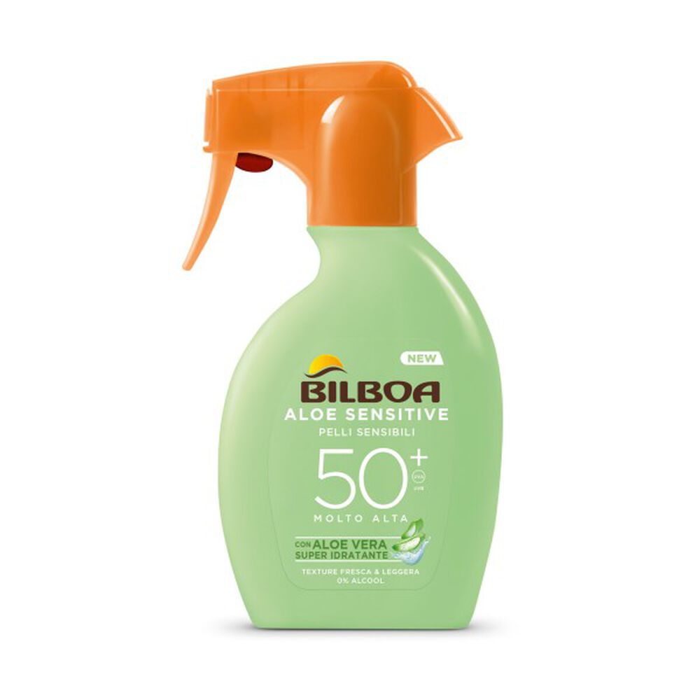 Bilboa Aloe Sensitive Spray Solare Spf 50+ 250 ml, , large