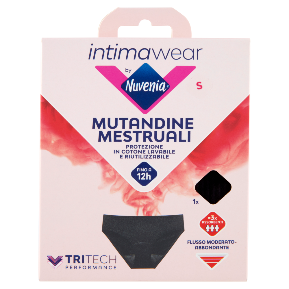 Intimawear by Nuvenia Mutandine Mestruali S Nero, , large