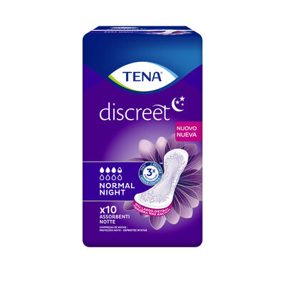 Tena Discreet Normal Night 10 - assorbenti