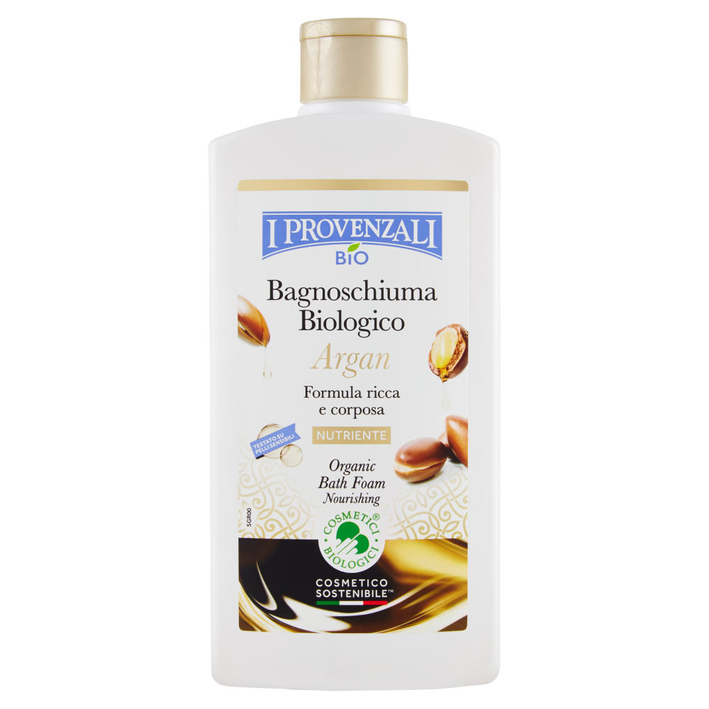 I Provenzali Bio Bagnoschiuma Argan 400 ml, , large