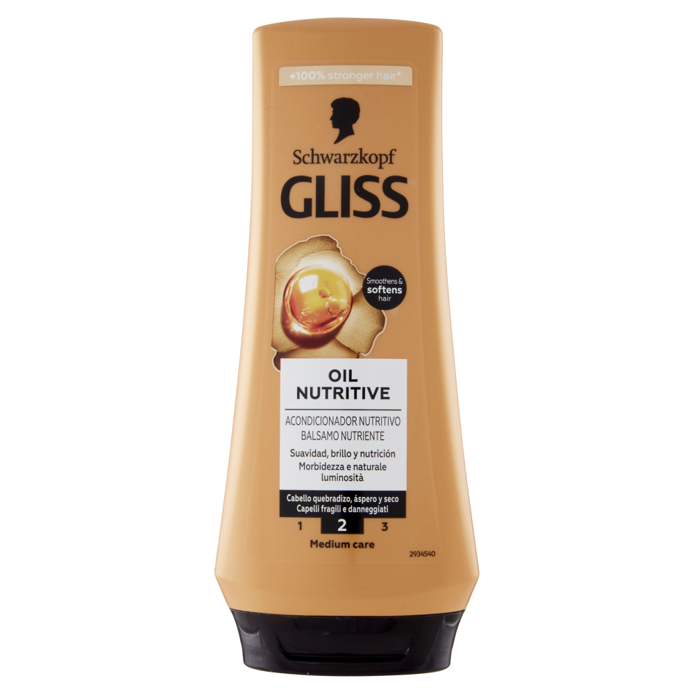 Gliss Hair Oil Nutritive Balsamo 200 ml, , large