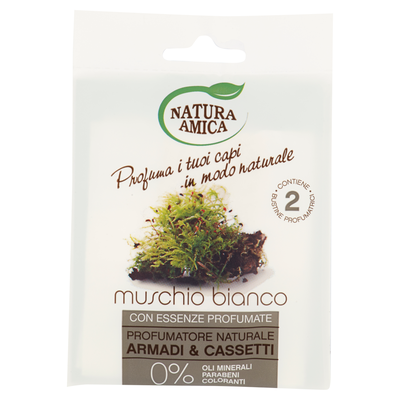 Natura Amica 2 Buste Profumate Muschio Bianco