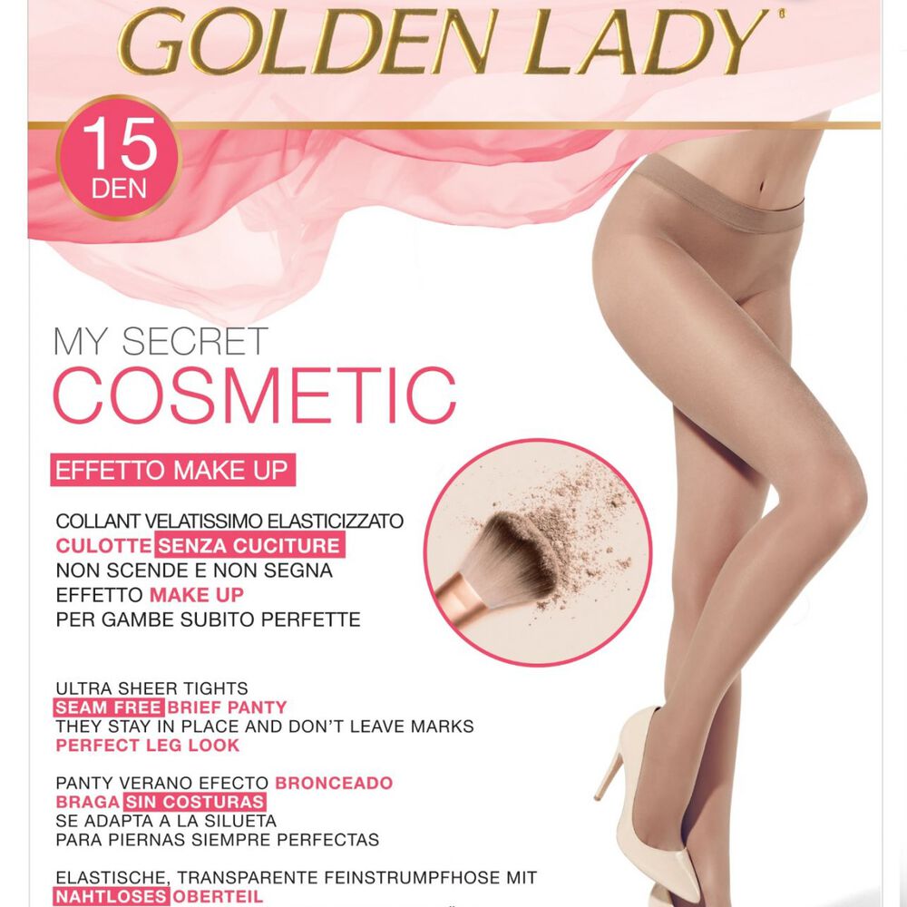 Golden Lady My Secret Cosmetic 15Den Melon Taglia 2, , large