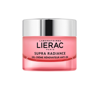 Lierac Supra Radiance Gel Crema Viso Antietà Antiossidante Pelle Normale e Mista 50 ml