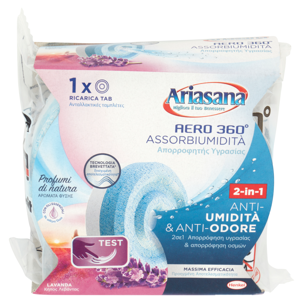 Ariasana Aromatherapy Aero 360° Tab Relax alla Lavanda 450 g, , large