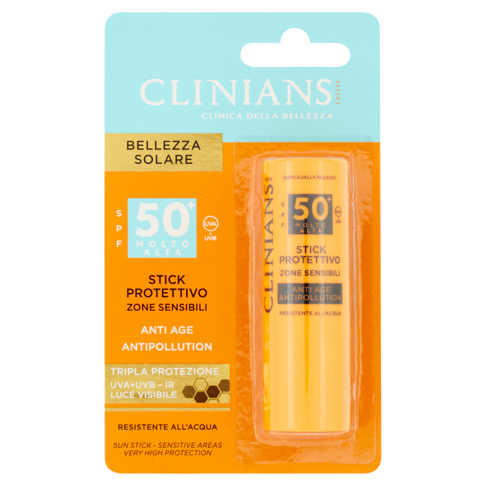 Clinians Bellezza Solare Stick Protettivo Zone Sensibili Spf 50+, , large