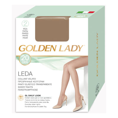 Golden Lady Collant Leda Daino Taglia 4 2 Paia