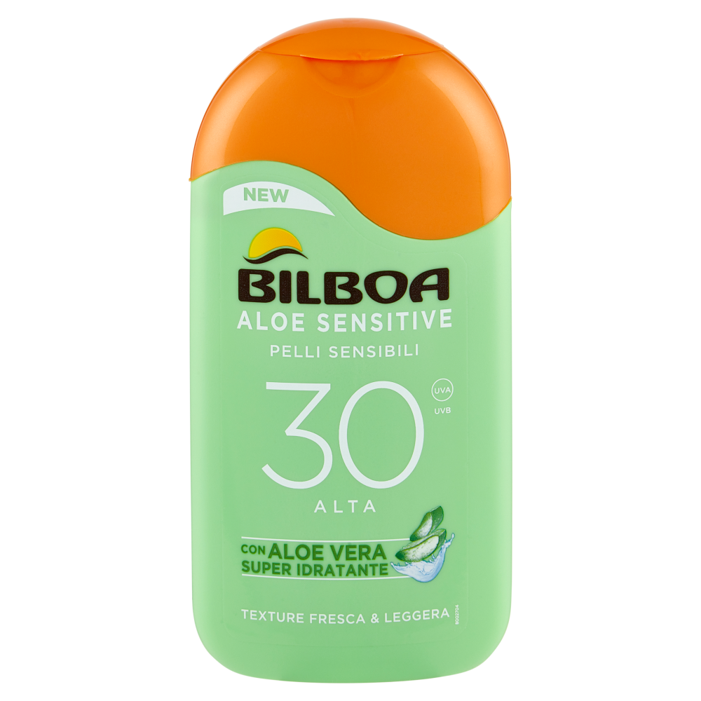 Bilboa Aloe Sensitive Pelli Sensibili 30 Alta 200ml, , large