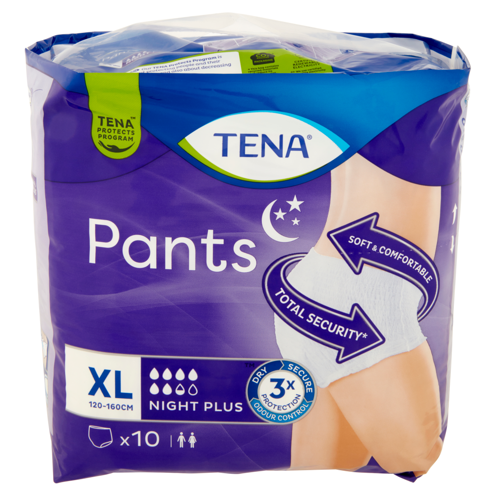 Tena Pants Plus Night XL 10Pz, , large