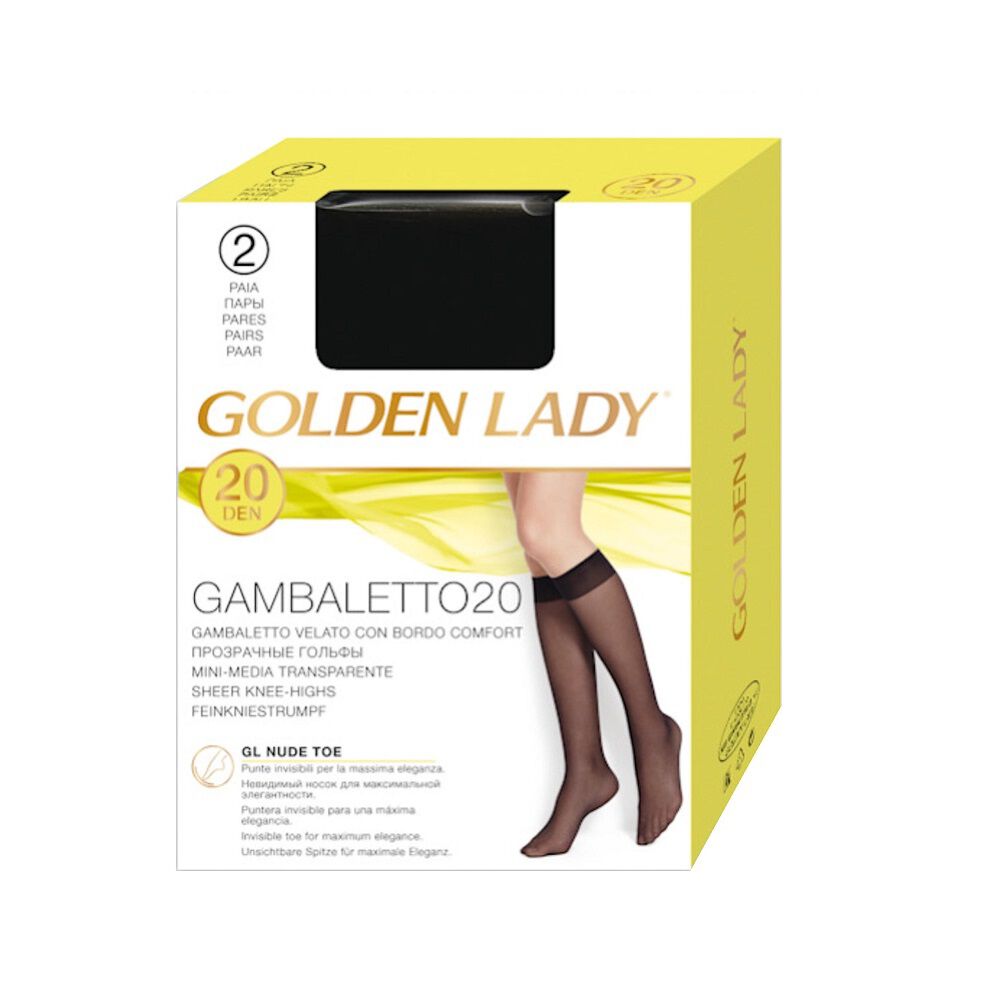 Golden Lady Gambaletti 20 Denari Camoscio 2 Pezzi, , large