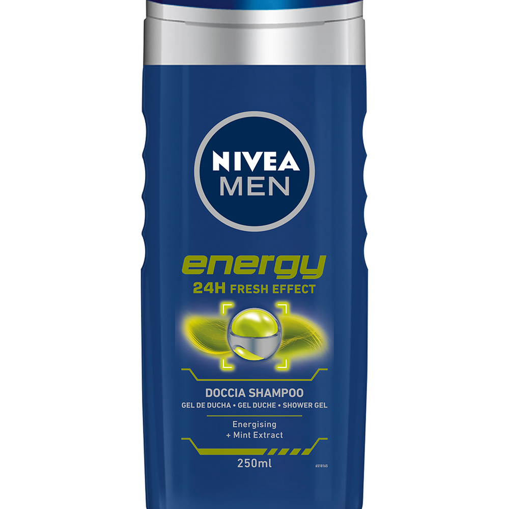 Nivea for Man Doccia Shampoo Energy 250 ml, , large