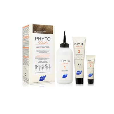 Phyto Phytocolor 8.3 Biondo Chiaro Dorato Colorazione Permanente Per Capelli