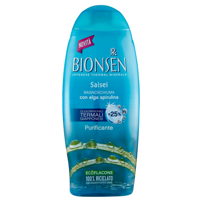 Bionsen Saisei Bagnoschiuma con Alga Spirulina Purificante 650 ml