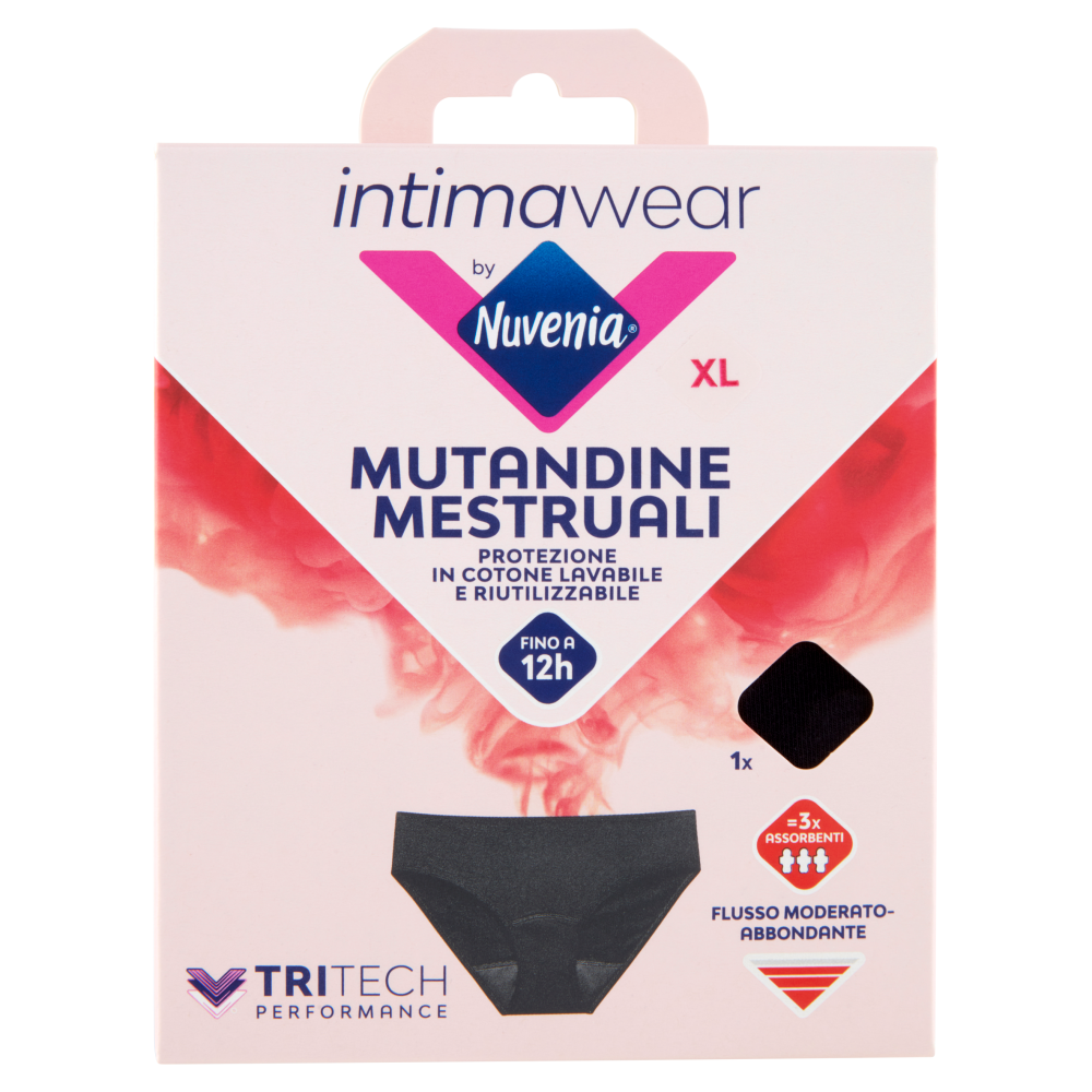 Intimawear by Nuvenia Mutandine Mestruali XL Nero, , large