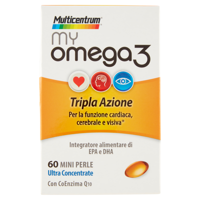 Multicentrum MyOmega3 Integratore di EPA-DHA 60 Compresse