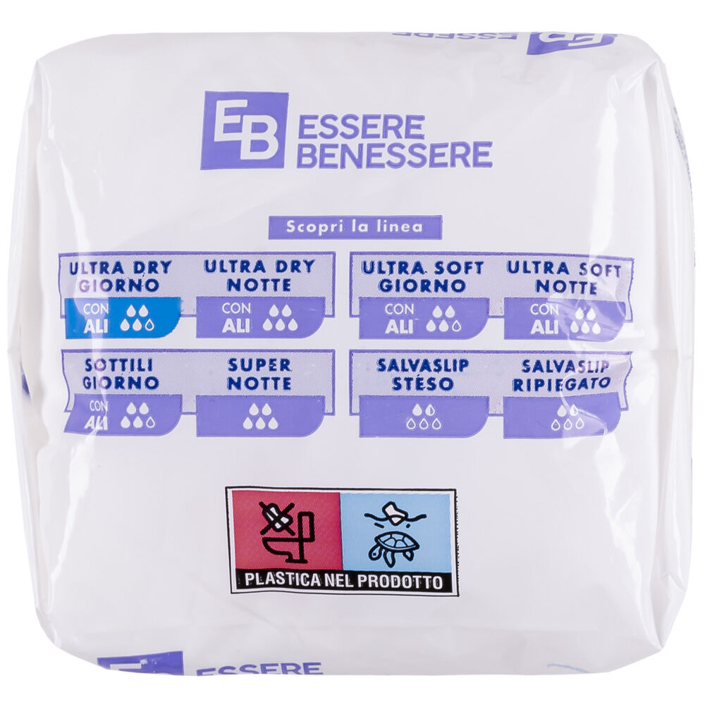 Essere Benessere Ultra Dry con Ali 12 Assorbenti, , large