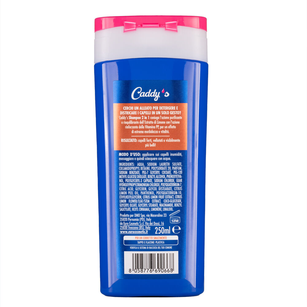 Caddy's 2in1 Shampoo + Balsamo 250 ml, , large
