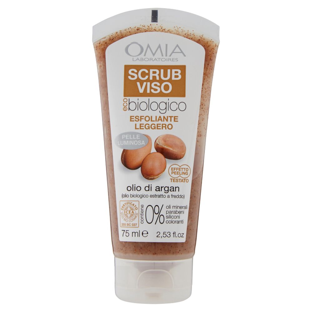 Omia Ecobiovisage Scrub Viso Argan 75ml, , large