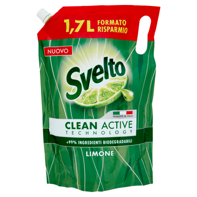 Svelto Clean Active Technology Pouch Limone 1700ml