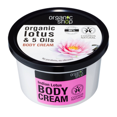 Organic Shop Indian Lotus Crema Corpo 250 ml