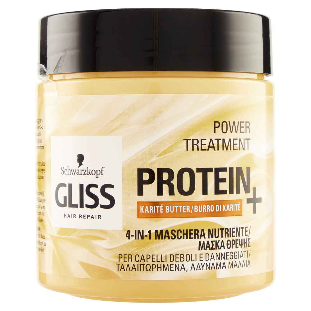 Gliss Hair Repair Protein+ 4-in-1 Maschera Nutriente 400 ml, , large