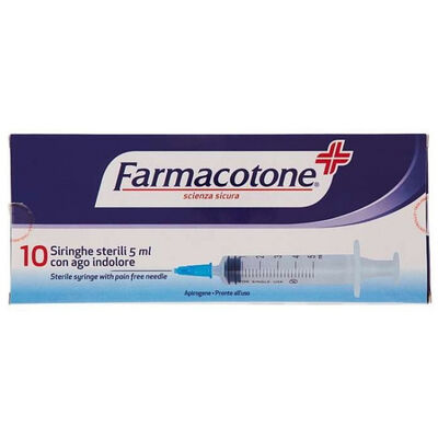 Farmacotone Siringhe Monouso Sterili 10 Pezzi