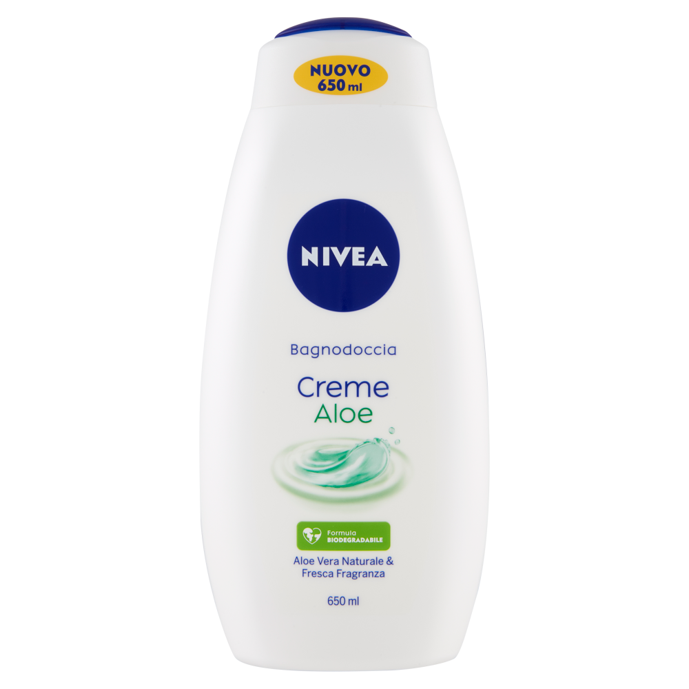 Nivea Bagnodoccia Creme Aloe 650 ml, , large